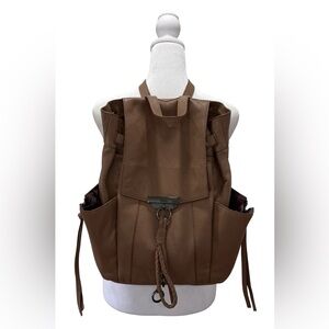 Kooba Margot leather backpack in a brown color